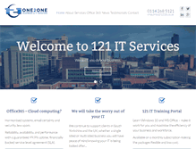 Tablet Screenshot of 121it.co.uk